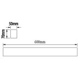 led svetiljka linik LED/20W/230V 4000K crna | Eponuda.com