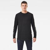 G-star T-shirt - Gs raw sleeve logo+ r t l\s black Cijene