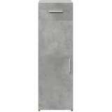 Komoda siva boja betona 30x42,5x93 cm od konstruiranog drva | shoptok.hr