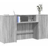 Recepcijski stol 200x50x103,5 cm od konstruiranog drva Slike