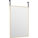  Ogledalo za vrata zlatno 40x60 cm od stakla i aluminija | shoptok.hr