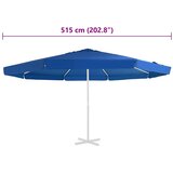  Zamjenska tkanina za vrtni suncobran 515 cm azurnoplava | shoptok.hr