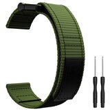 INF Pašček za uro 22 mm za Garmin Fenix 5/6/7 Forerunner Approach Nylon Green, (21235804) | Shoptok.si