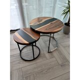  Drveni stolić za kavu (komplet od 2) | shoptok.hr