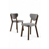 Hanah home Arfa set stolica, 37x104x77 cm, 6 dijelova, svijetlosiva | Eponuda.ba