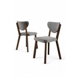 Hanah home set stolica (6 komada) arfe grey brown | ePonuda.com