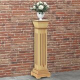  Klasično stojalo za rastlino svetli les 17x17x66 cm MDF Cene