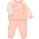 Guess Otro&scaron;ki kompleti SET FAUX FUR ACTIVE TOP+PANTS Rožnata cene