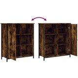 vidaXL Komoda dimljeni hrast 70x30x80 cm inženirski les | Shoptok.si