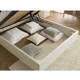 Bobochic Paris Bež tapecirani bračni krevet s prostorom za odlaganje s podnicom 160x200 cm Badja – | shoptok.hr