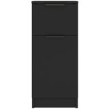  Komoda 2 kosa črna 30x30x70 cm inženirski les - Komoda, (21503264) | Shoptok.si