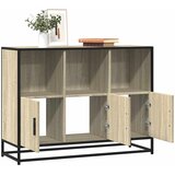  Komoda sonoma hrast 100x35x76 cm izrađeno drvo Cene