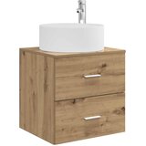 vidaXL Umivalnik s pritrditev na steno Artisan hrast, (5000245798) | Shoptok.si