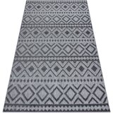 RugsX Preproge Preproga Strukturni SOLE D3852 Boho diamanti - 80x250 cm Siva | Shoptok.si