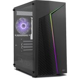 Nox Infinity Zeta Rgb črno ohišje iz kaljenega stekla Micro-Atx, (21408089) Cene