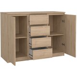 Tvilum Komoda v hrastovem dekorju v naravni barvi 121x91x50 cm Naia – | Shoptok.si