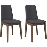 Maison Chic Jedilni stoli - Vzorci stoli z blazinami 2 kosa Brown Solid Wood Rubber A1484, (22031035) Cene