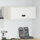  Ormar za zid u garaži Bijelo 80 x 33 x 35 cm Čelik s prahom | shoptok.hr