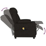  Masažni stol črno blago, (20939876) | Shoptok.si