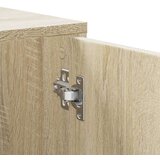 vidaXL Kotna omarica sonoma hrast 200x40x45 cm iverna plošča | Shoptok.si