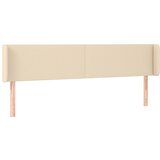 Maison Chic vzglavna omarica - nočna omarica - posteljna omarica z ušesi krem 163x16x78/88 cm blago, (21707966) Cene