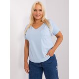 RELEVANCE Blouse-RV-BZ-8959.75P-light blue | Shoptok.si