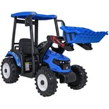 Traktor na akumulator s prikolicom MEGA D68 - plavi | shoptok.hr