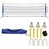  Komplet mreže za badminton s perjanicami 500x155 cm