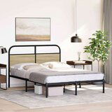  Posteljni okvir brez vzmetnice 135x190 cm sonoma hrast inž. les, (21608775) | Shoptok.si