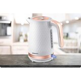 Berdsen BD-705 električno kuhalo za vodo 1,7 L 2200 W – kovinsko, 360° baza, bela-bakrena | Shoptok.si