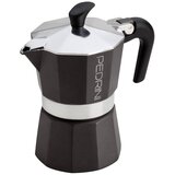 Pedrini Črna kafetiera 3 skodelice | Shoptok.si
