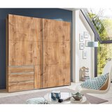 MID.YOU omara z drsnimi vrati, barve hrasta | Shoptok.si