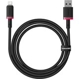 Baseus Dura Type A to IP 2.4A fast charging cable Black, Red | shoptok.hr