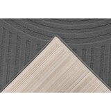 Kayoom RAVNO TKANA PREPROGA 120/170 cm tkano temno siva | Shoptok.si