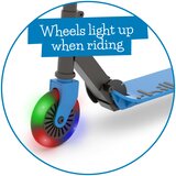 Chillafish Sklopivi trotinet Flexxi Glow 2 svetleća točka do 50kg plava | Eponuda.com