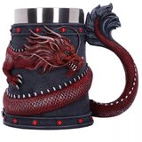 Nemesis Now dragon coil tankard red