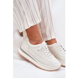 Big Star Ladies Leather Sneakers On A Platform | ePonuda.com