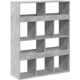 Maison Chic Knjižna omara - Knjižni regal betonsko siva 100x33x125,5 cm inženirski les, (21724814) Cene
