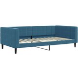  Dnevni krevet na razvlačenje s ladicama plavi 100x200 cm baršun | shoptok.hr