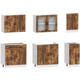  7-dijelni set kuhinjskih ormarića Kalmar konstruiranog drva | shoptok.hr