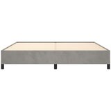  Za krevet svjetlosivi 200 x 200 cm baršunasti | shoptok.hr