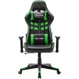 The Living Store Gaming stol črno in zeleno umetno usnje - Gaming Stol, (21625004) | Shoptok.si