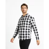 Celio Checkered Shirt Farone - Mens