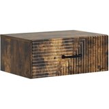  Stenski nočni omarici 2 pcs Dimljen hrast 49 x 34,5 x 20 cm, (5000209486) | Shoptok.si