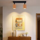 Brilagi - Spot svetiljka MODERN WOOD 2xGU10/8W/230V drvo/crna | Eponuda.com