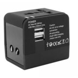 S Box Napajalni adapter potovalni + 2x USB EU, USA, UK, AU, CN, TH, JP TA-23 | Shoptok.si