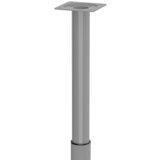 WALTECO Teleskopska noga za namještaj (Š x D: 3 x 3 cm, Promjer: 3 cm, Podešavanje po visini: 30 cm - 50 cm, Nosivost: 30 kg, Čelik, Siva) | shoptok.hr
