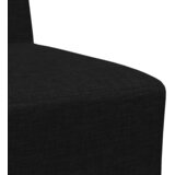  Modularna sofa bez naslona 3 pcs Crna 55 x 74 x 82 cm tkanina | shoptok.hr