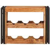  Stalak za vino Smeđa 100 x 45 x 33 cm Čvrsto drvo akacije | shoptok.hr