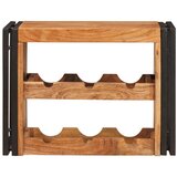  Stojalo za vino Rjava 100 x 45 x 33 cm Masiven les akacije, (5000108491) | Shoptok.si